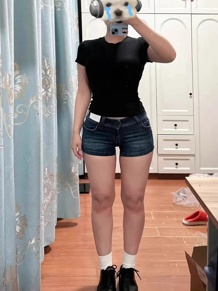 Sexy Short Denim Shorts Women's Summer Design Fitted Versatile Sexy Butt Shorts Low Waist Cotton Stretch Denim Wear Resistant
Sexy Short Denim Shorts Women's Summer Design Fitted Versatile Sexy Butt Shorts Low Waist Cotton Stretch Denim Wear Resistant