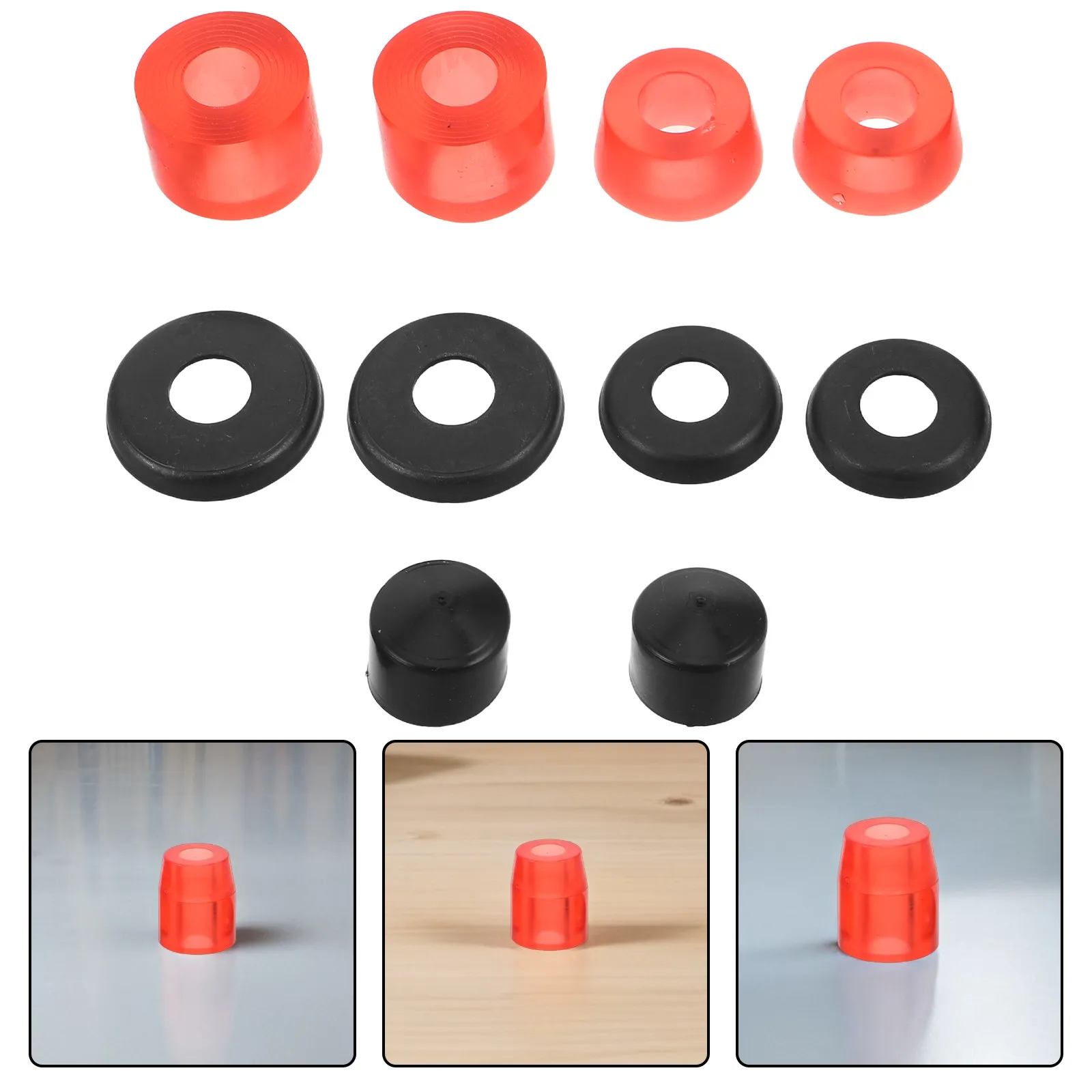 1Set Skateboard Bushings Hard Set for Trucks Longboard Washers Pivot Cups Shock Absorption Stability Enhanced Skateboard Truck
1Set Skateboard Bushings Hard Set for Trucks Longboard Washers Pivot Cups Shock Absorption Stability Enhanced Skateboard Truck