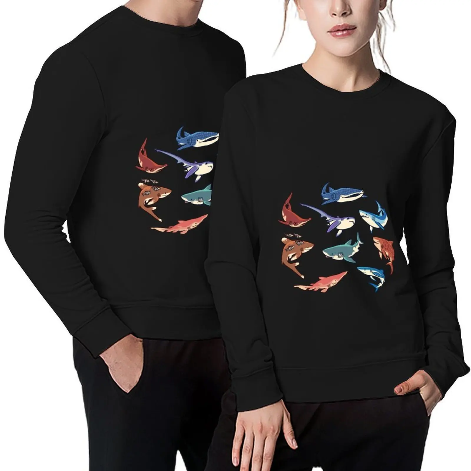 Sharks in the dark blue Pullover men's coat mens designer clothes autumn new products japanese style sweatshirts
Sharks in the dark blue Pullover men's coat mens designer clothes autumn new products japanese style sweatshirts
