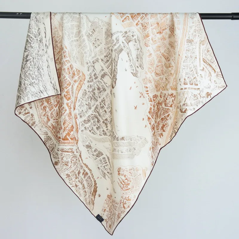 Double Faced 18MM Silk Scarf Women Hand Rolled Bandanas Head Bag Accessories Luxury Designers 90 Shawls Hair Neck Scarves
Double Faced 18MM Silk Scarf Women Hand Rolled Bandanas Head Bag Accessories Luxury Designers 90 Shawls Hair Neck Scarves