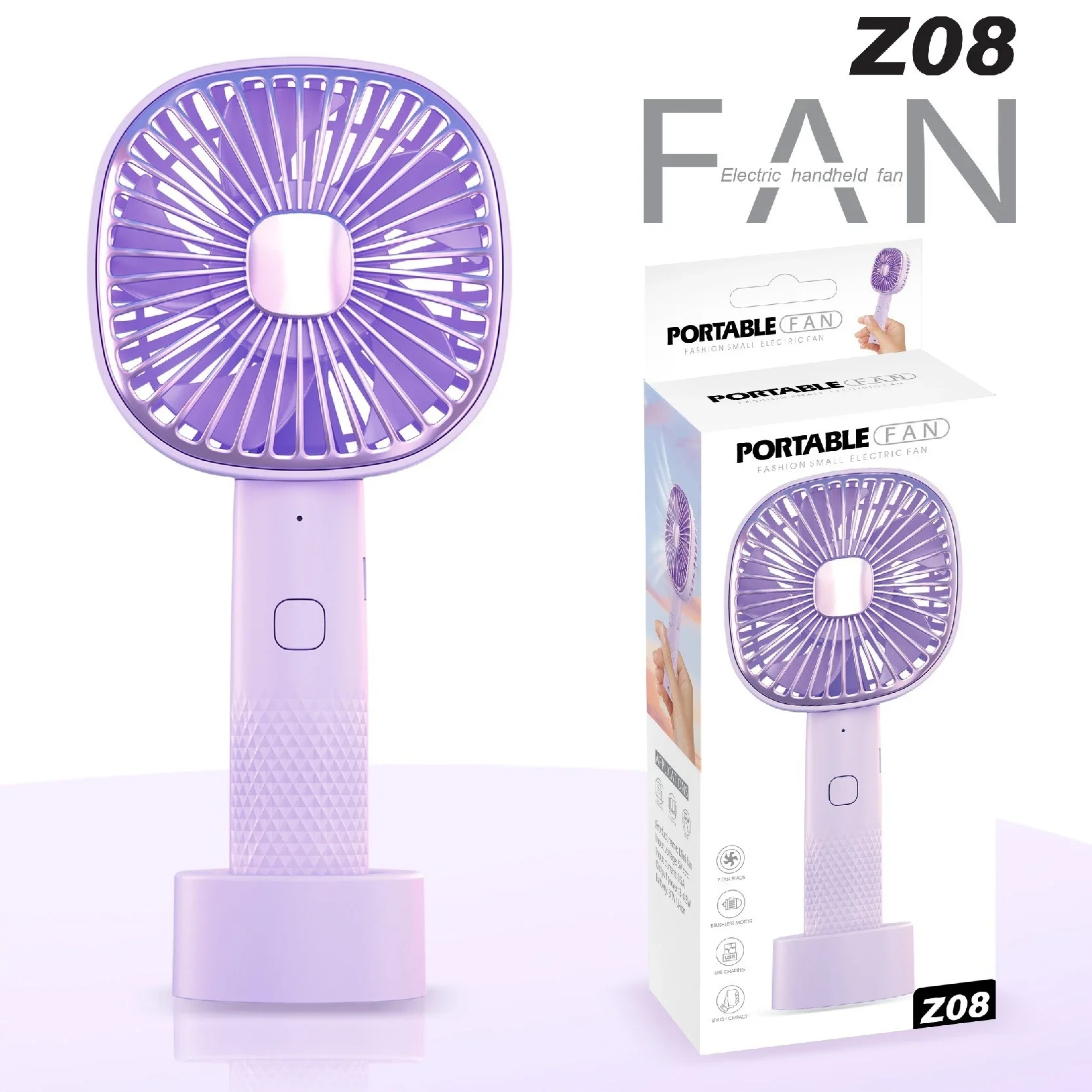2024 cross-border new USB small fan handheld rechargeable mini portable fan small fan for home dormitory Iptv subscriptions
2024 cross-border new USB small fan handheld rechargeable mini portable fan small fan for home dormitory Iptv subscriptions