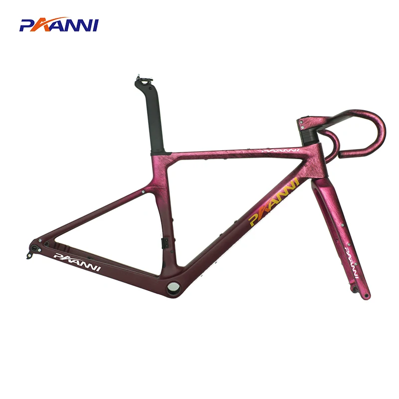 Carbon Gravel Frame Disc Brake 700C*40C Internal Cable Gravel Bicycle Frameset Gravel Bicycle Frameset With Handlebar
Carbon Gravel Frame Disc Brake 700C*40C Internal Cable Gravel Bicycle Frameset Gravel Bicycle Frameset With Handlebar
