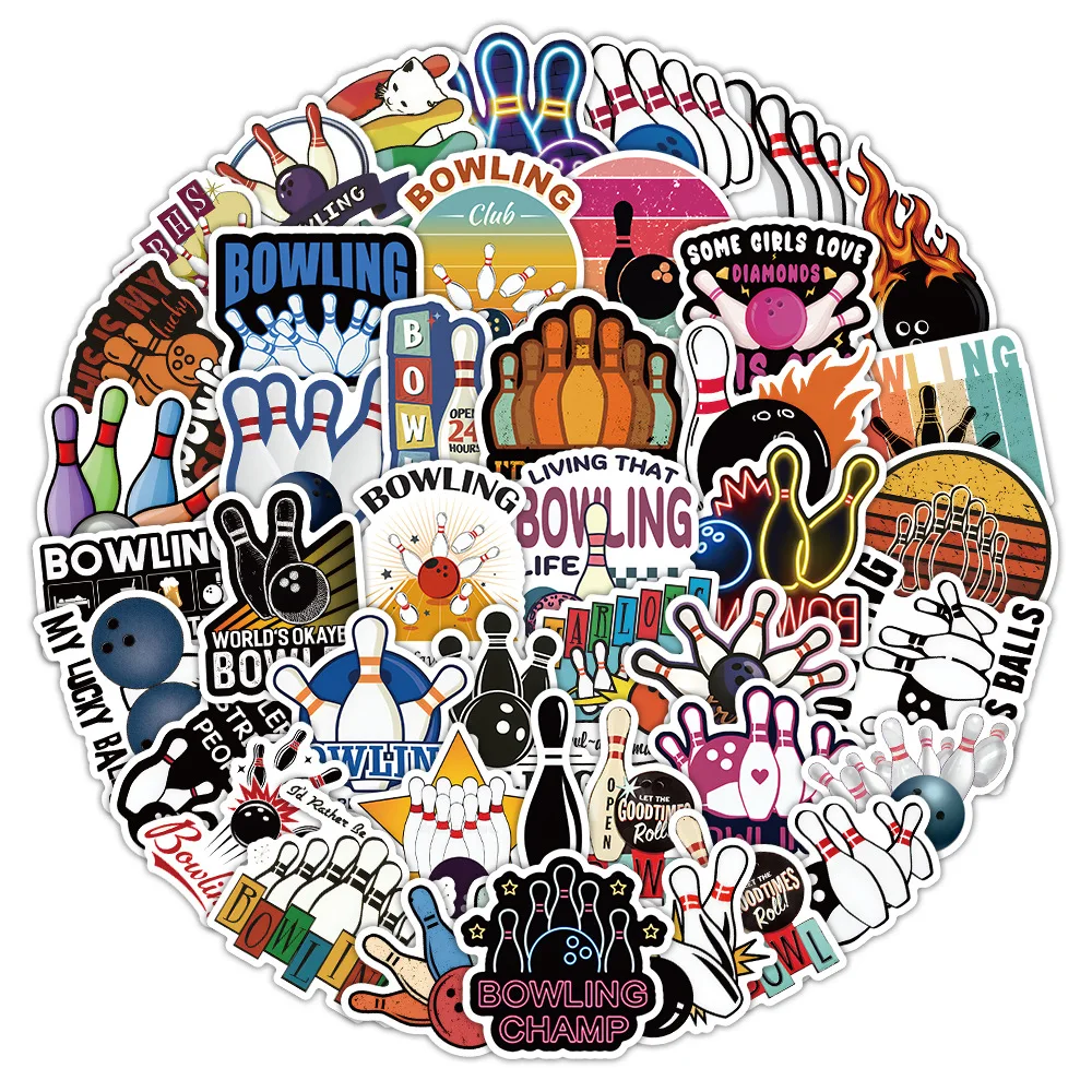 10/30/50PCS Bowling Ball Sports Stickers Creative Decorative Graffiti Decals Kids Toy DIY Motorcycle Skateboard Suitcase Bike
10/30/50PCS Bowling Ball Sports Stickers Creative Decorative Graffiti Decals Kids Toy DIY Motorcycle Skateboard Suitcase Bike