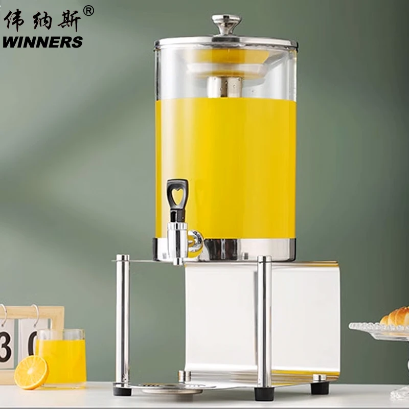 WINNERS Stainless Steel Stand with Glass Barrel Drink Dispensers Machine Commercial Beverage Instant Juice Dispenser
WINNERS Stainless Steel Stand with Glass Barrel Drink Dispensers Machine Commercial Beverage Instant Juice Dispenser