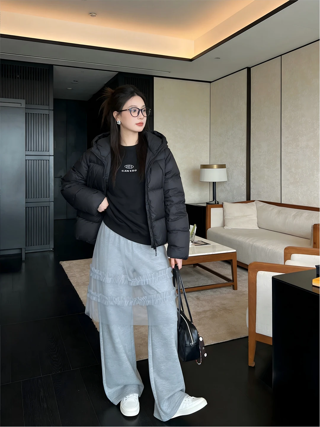 Korean Sle Me Skirt ort Skirt Elastic Waist Straight Leg Wide Leg Sweatpants Loose Fit Crossbody Slimming Streetwear
Korean Sle Me Skirt ort Skirt Elastic Waist Straight Leg Wide Leg Sweatpants Loose Fit Crossbody Slimming Streetwear