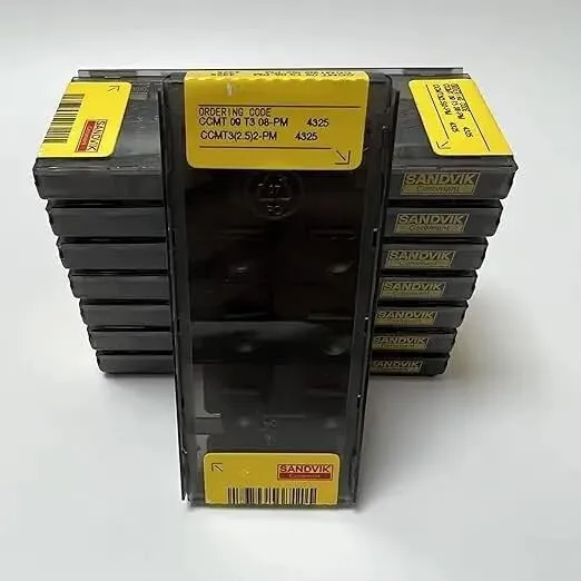 Оригинальное лезвие с ЧПУ из твердого сплава SANDVIK / CCMT09T308-PM 4325, 10 шт.
Оригинальное лезвие с ЧПУ из твердого сплава SANDVIK / CCMT09T308-PM 4325, 10 шт.