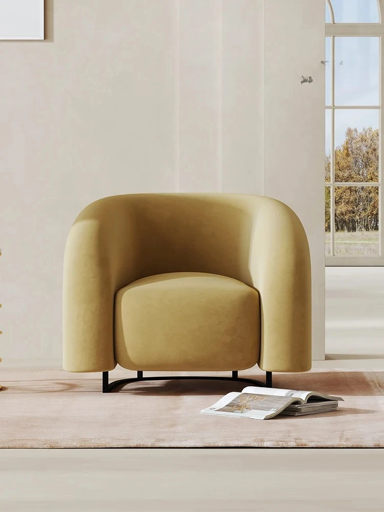 Фланелевое легкое роскошное кресло для отдыха для гостиной, простой дизайнерский диван, креативное кресло с одной спинкой
Фланелевое легкое роскошное кресло для отдыха для гостиной, простой дизайнерский диван, креативное кресло с одной спинкой