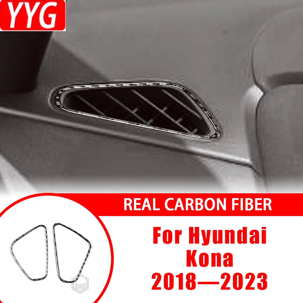 Car Accessories Carbon Fiber Interior Dashboard Air Vent Outlet Frame Cover Trim Sticker Modification For Hyundai Kona 2018—2023
Car Accessories Carbon Fiber Interior Dashboard Air Vent Outlet Frame Cover Trim Sticker Modification For Hyundai Kona 2018—2023