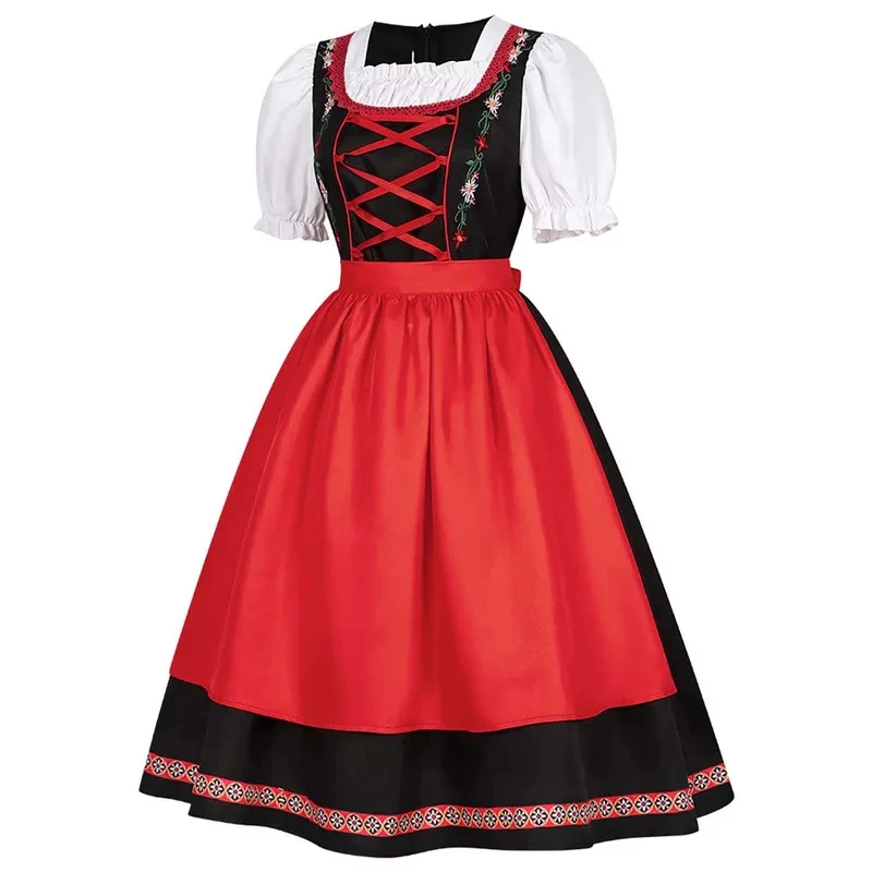 Women's Oktoberfest Bavarian Beer Girl Costume Dirndl Dress fg8'.
Women's Oktoberfest Bavarian Beer Girl Costume Dirndl Dress fg8'.