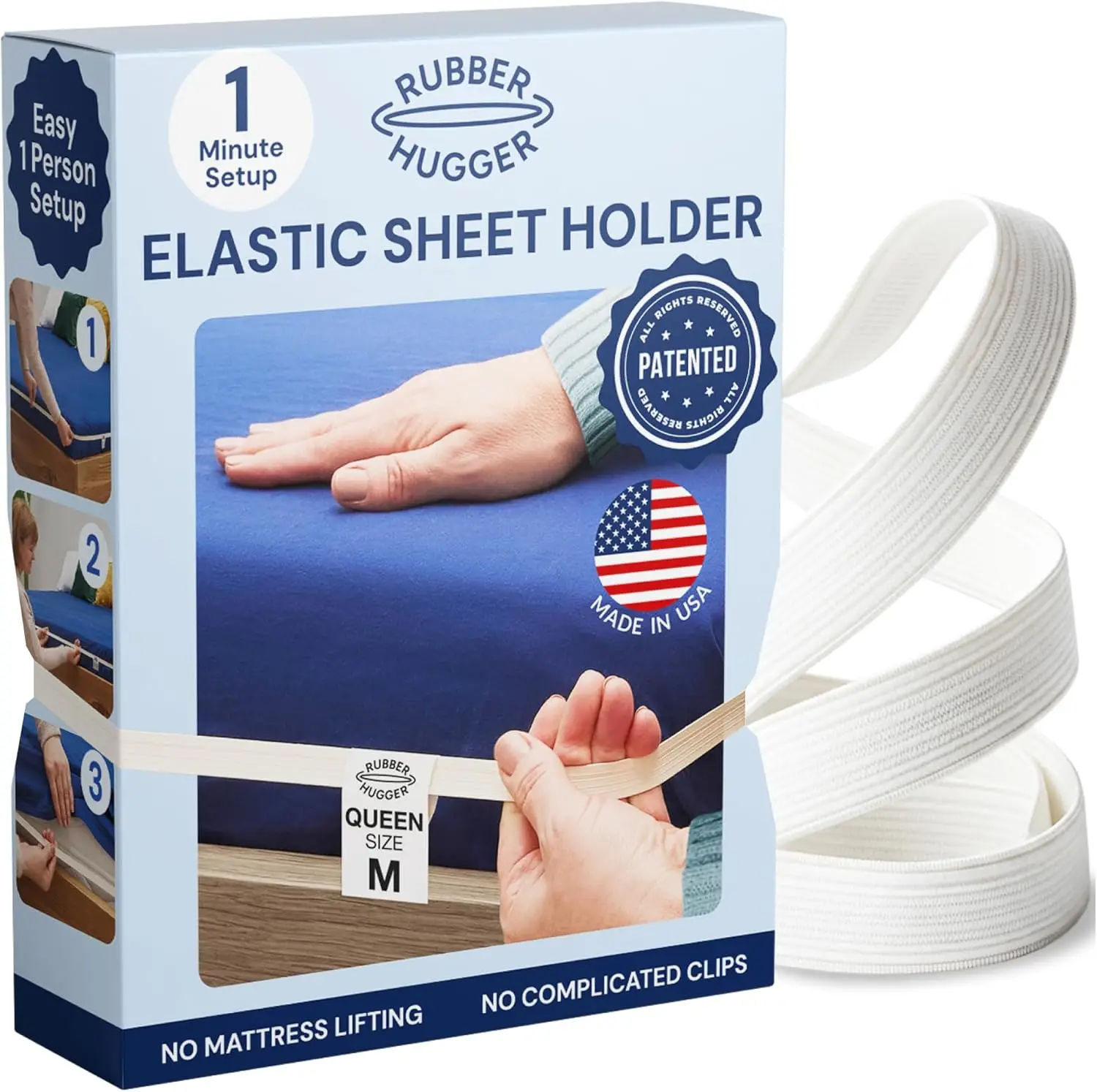 Medium Size Elastic Sheet Holder Band With 1 Strap For Queen Adjustable Mattresses, Bedroom Accessories, And Bed Accessories -
Medium Size Elastic Sheet Holder Band With 1 Strap For Queen Adjustable Mattresses, Bedroom Accessories, And Bed Accessories -