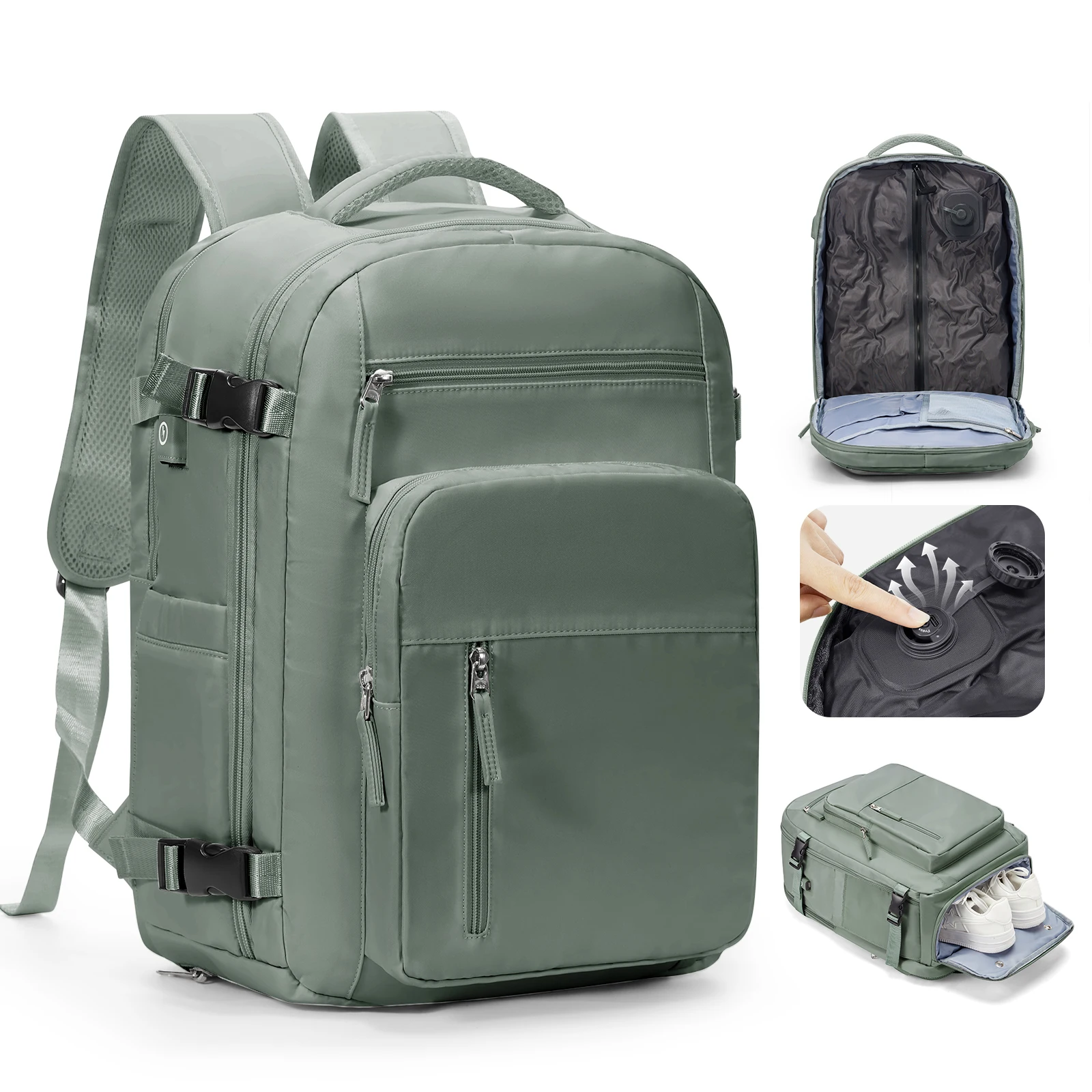 Integrated Vacuum Backpack Airplane Easyjet Hand Luggage 45x36x20 Travel Backpack Simple Business Airplane Carry-On Travel Bags
Integrated Vacuum Backpack Airplane Easyjet Hand Luggage 45x36x20 Travel Backpack Simple Business Airplane Carry-On Travel Bags