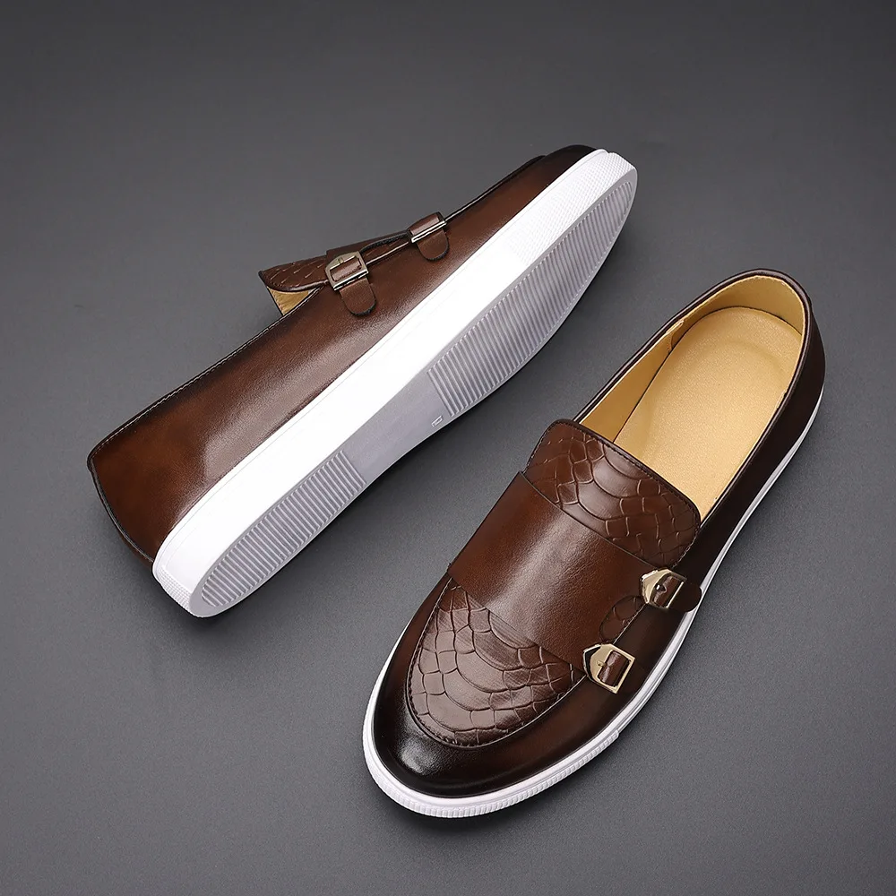Men‘s 2026 Plus Size Leather Loafers Slip-On British Style White Sole Comfortable Durable Casual Business Shoes Sneakers Men
Men‘s 2026 Plus Size Leather Loafers Slip-On British Style White Sole Comfortable Durable Casual Business Shoes Sneakers Men