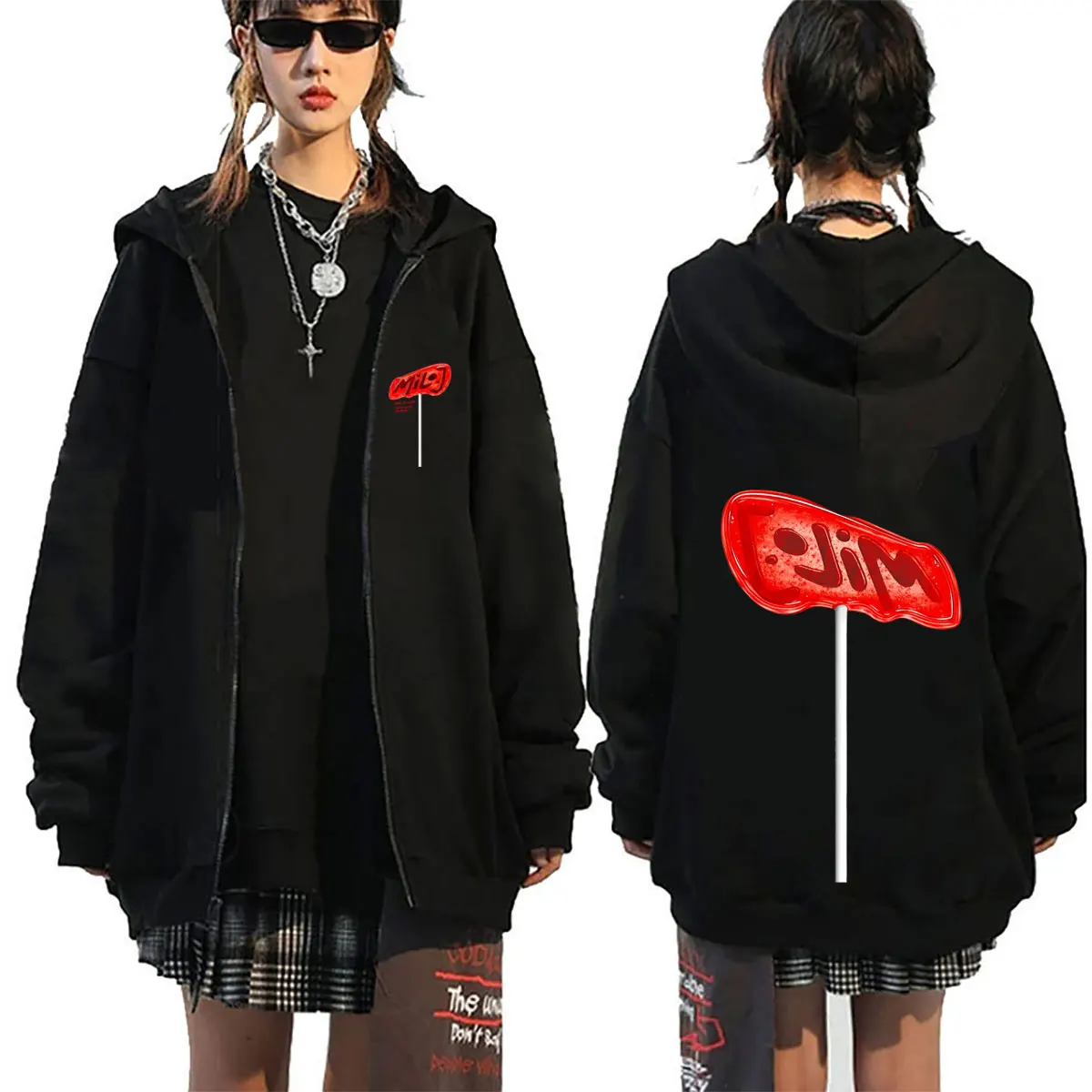 Rapper Milo J La Vida Era Mas Corta Nino Amor No Llores Veo Luz En Tus Males Zipper Hoodie Men's Hip Hop Fashion Zip Up Jacket
Rapper Milo J La Vida Era Mas Corta Nino Amor No Llores Veo Luz En Tus Males Zipper Hoodie Men's Hip Hop Fashion Zip Up Jacket