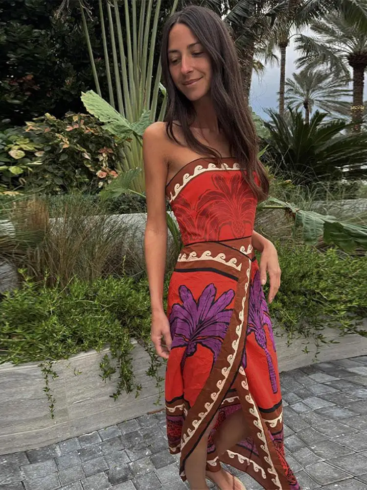 Personalized Printed Patchwork Maxi Dress Casual Backless Strapless Split Slim Fit Women High Waist Gown New Fashion Streetwear
Personalized Printed Patchwork Maxi Dress Casual Backless Strapless Split Slim Fit Women High Waist Gown New Fashion Streetwear