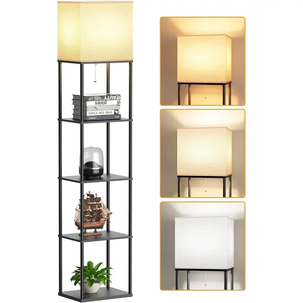 5-Tier LED Floor Lamp with 3 CCT Bulbs, Modern Shelving Display for Living Room and Bedroom
5-Tier LED Floor Lamp with 3 CCT Bulbs, Modern Shelving Display for Living Room and Bedroom