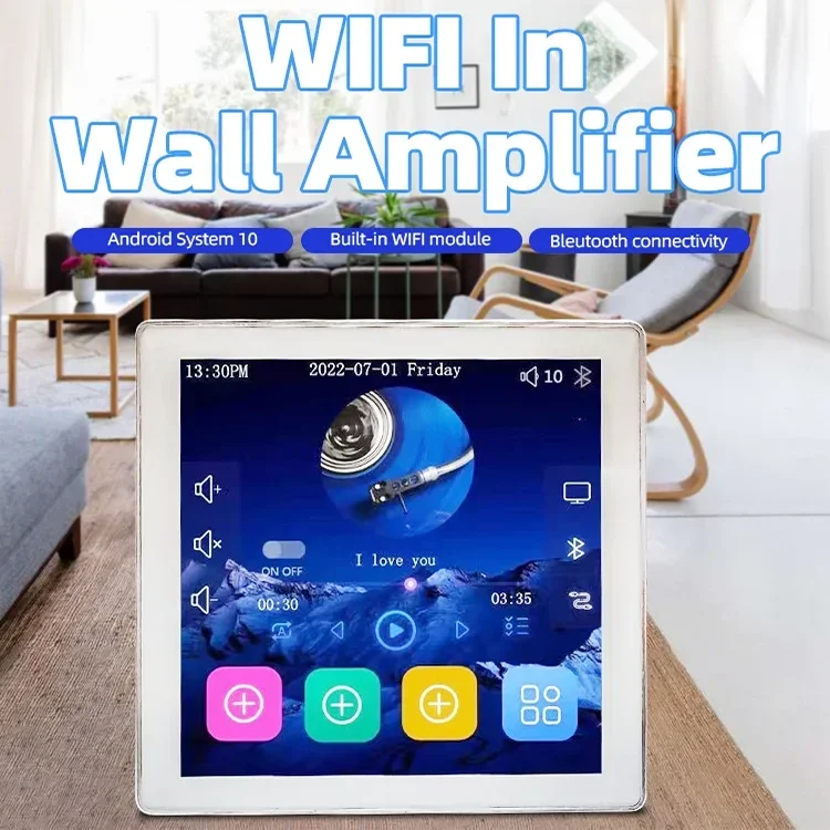 Mini 8 Ohm Android 10.0 System Smart WIFI Bluetooth 4-Channel 25W Stereo Home Theater Background Music Audio Wall Amplifier
Mini 8 Ohm Android 10.0 System Smart WIFI Bluetooth 4-Channel 25W Stereo Home Theater Background Music Audio Wall Amplifier