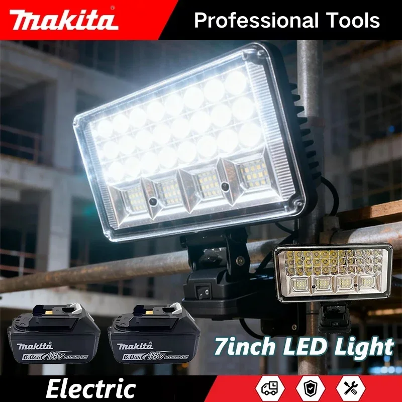 Makita Cordless Flashlight 7Inch BL1430 BL1830 Li-ion Battery LED Work Light Emergency Light Camping Site Light for Makita 18V
Makita Cordless Flashlight 7Inch BL1430 BL1830 Li-ion Battery LED Work Light Emergency Light Camping Site Light for Makita 18V