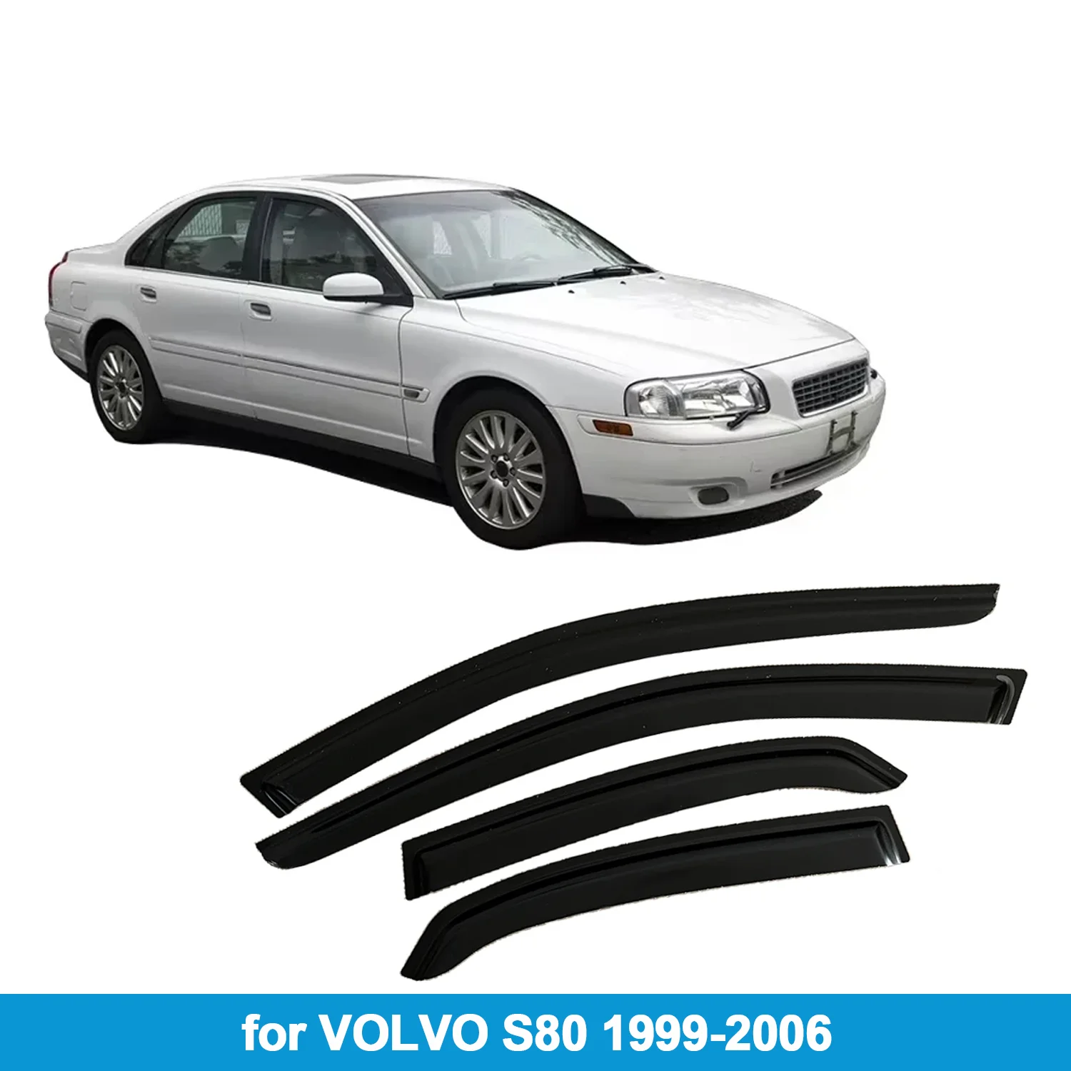 Оконный козырек для VOLVO S80 1999-2006, защита от дождя, боковой дефлектор, защита от атмосферных воздействий, лента для наружного крепления
Оконный козырек для VOLVO S80 1999-2006, защита от дождя, боковой дефлектор, защита от атмосферных воздействий, лента для наружного крепления