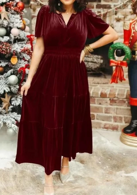 New Fashion 2024 Casual Sexy Dresses for Women Elegant Long Skirt Women's Short Sleeved V-Neck Solid Color Waistband Dress
New Fashion 2024 Casual Sexy Dresses for Women Elegant Long Skirt Women's Short Sleeved V-Neck Solid Color Waistband Dress