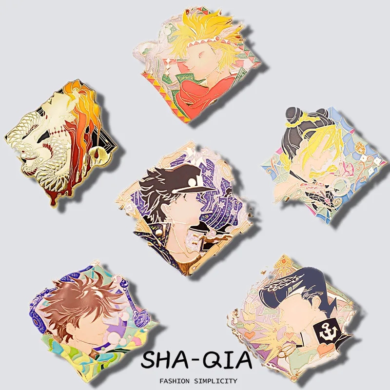 Anime JoJo's Bizarre Adventure Enamel Pins Jotaro Josuke Giorno Jolyne Cujoh Kujō Jōtarō Theme Brooch Badge Cosplay Doujin Gifts
Anime JoJo's Bizarre Adventure Enamel Pins Jotaro Josuke Giorno Jolyne Cujoh Kujō Jōtarō Theme Brooch Badge Cosplay Doujin Gifts