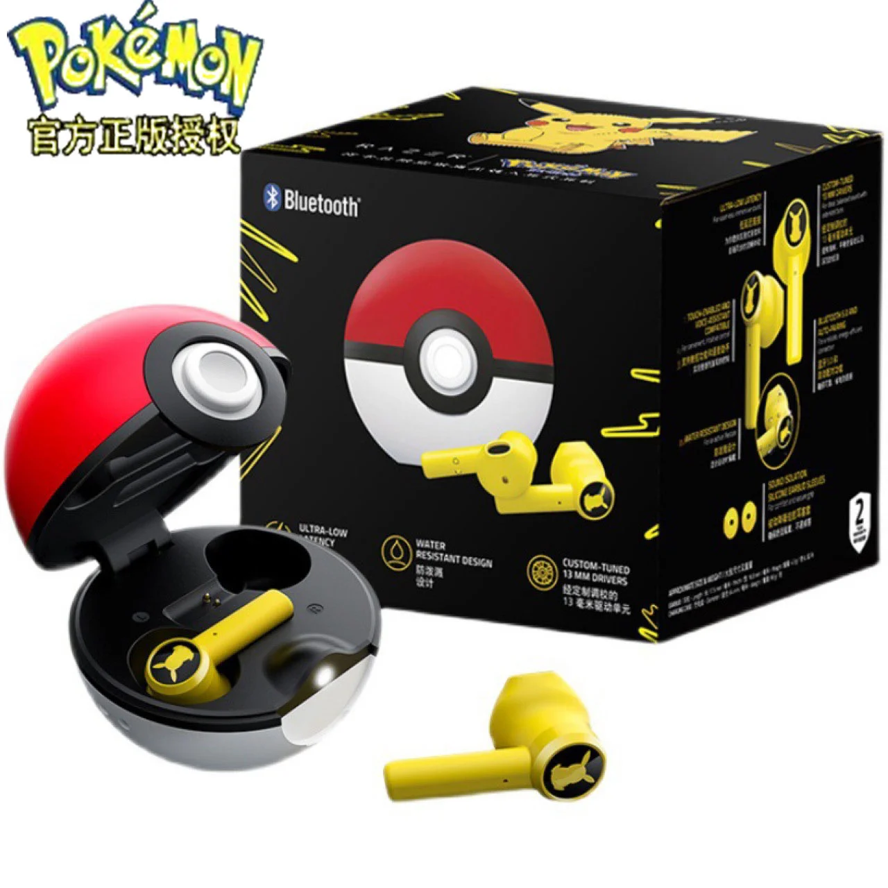 Pokemon Pikachu Earphones Wireless Bluetooth 5.0 Sport Noise Reduction Headphones Touch Control Microphone Universal Gifts
Pokemon Pikachu Earphones Wireless Bluetooth 5.0 Sport Noise Reduction Headphones Touch Control Microphone Universal Gifts