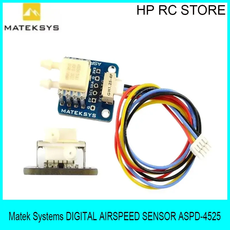 Датчик аналогового измерения скорости Matek System Mateksys 4525 ASPD-4525 для рамы гоночного дрона RC FPV F405 F722 F411 WING
Датчик аналогового измерения скорости Matek System Mateksys 4525 ASPD-4525 для рамы гоночного дрона RC FPV F405 F722 F411 WING