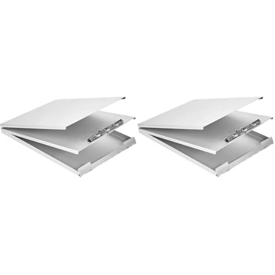 Aluminum Form Holder Storage Clipboard, 12.5" x 9" Silver Pack of 2
Aluminum Form Holder Storage Clipboard, 12.5" x 9" Silver Pack of 2
