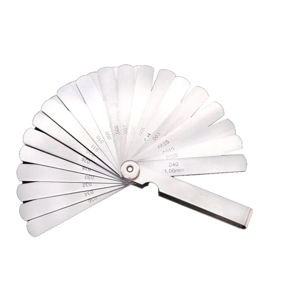 For Measuring Gaps 32 Blades Feeler Gauge Bearing Clearances Blade Protector Piston Ring Gaps Tappet Clearances
For Measuring Gaps 32 Blades Feeler Gauge Bearing Clearances Blade Protector Piston Ring Gaps Tappet Clearances