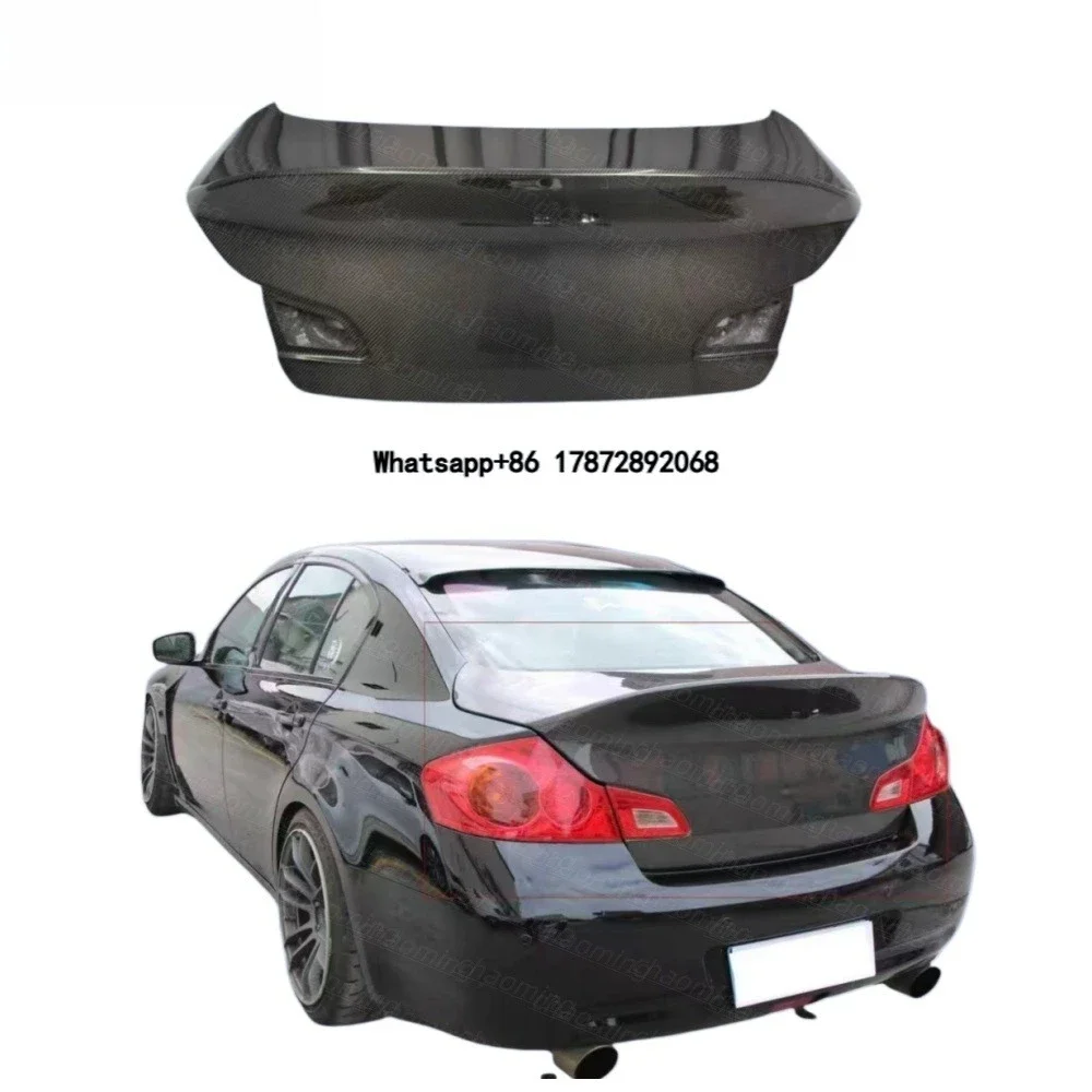 High Quality Carbon Fiber Trunk Lid For Infiniti G37 4-Door
High Quality Carbon Fiber Trunk Lid For Infiniti G37 4-Door