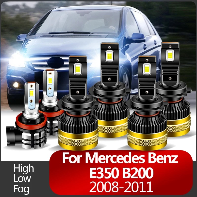 2PCS 30000lm For Mercedes-Benz E350 B200 2008-2011 Car LED Headlight Bulbs High Beams Low Beams High quality CANbus 6000k
2PCS 30000lm For Mercedes-Benz E350 B200 2008-2011 Car LED Headlight Bulbs High Beams Low Beams High quality CANbus 6000k