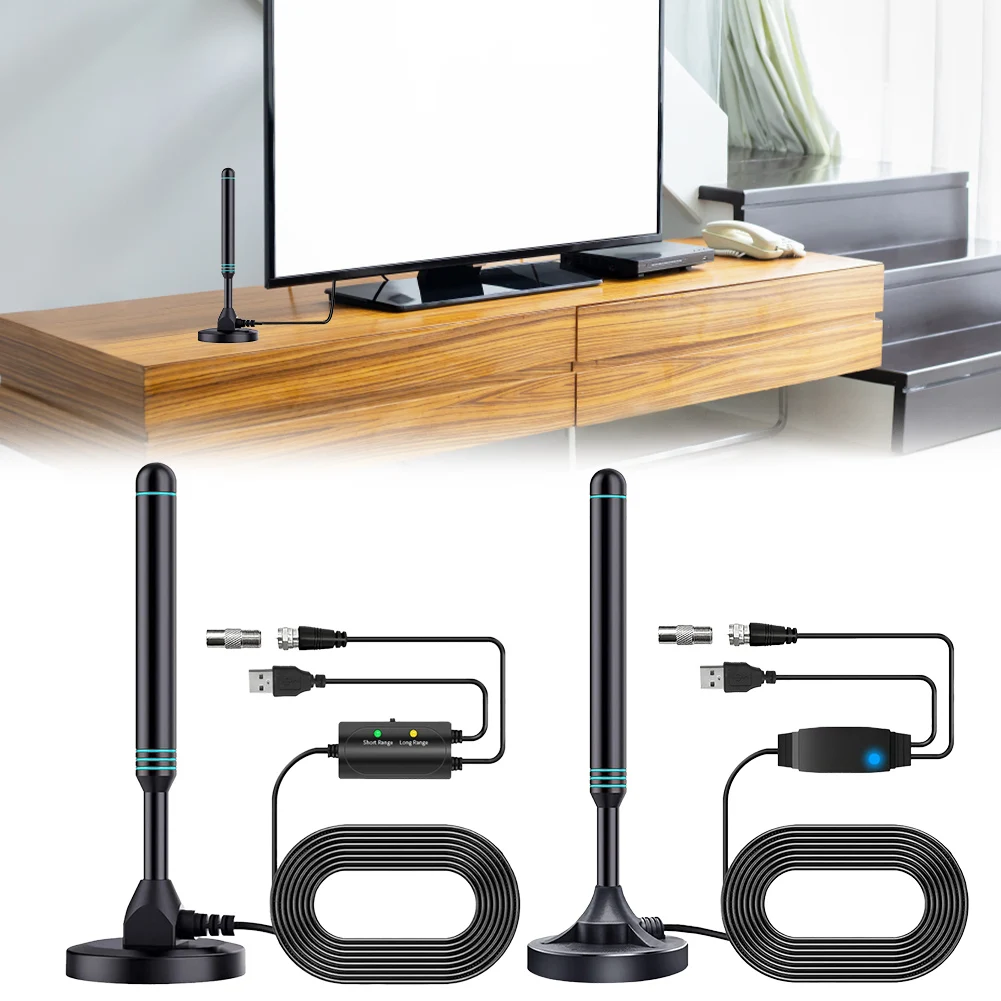 4K/1080P Portable HD TV Antenna with Signal Amplifier 480+ Miles Indoor Outdoor Antenna Magnetic Base VHF UHF for DVB-T2 TV HDTV
4K/1080P Portable HD TV Antenna with Signal Amplifier 480+ Miles Indoor Outdoor Antenna Magnetic Base VHF UHF for DVB-T2 TV HDTV
