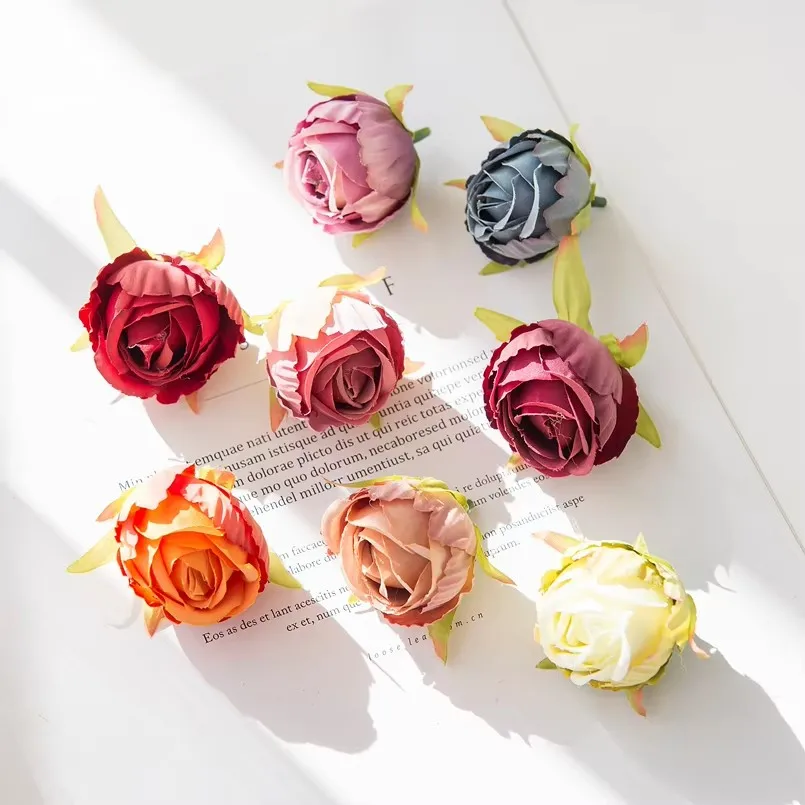 30PCS/100PCS Artificial Flowers Silk Tea Buds Fake Roses Wedding Decorative Christmas Wreaths Home Decorations DIY Gifts Box
30PCS/100PCS Artificial Flowers Silk Tea Buds Fake Roses Wedding Decorative Christmas Wreaths Home Decorations DIY Gifts Box