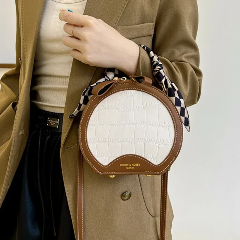 New Stone Pattern Women Small Round Bag Fashion Crossbody Bags Female Shoulder Bags PU Leather Ladies Silk Scarf Handbags
New Stone Pattern Women Small Round Bag Fashion Crossbody Bags Female Shoulder Bags PU Leather Ladies Silk Scarf Handbags