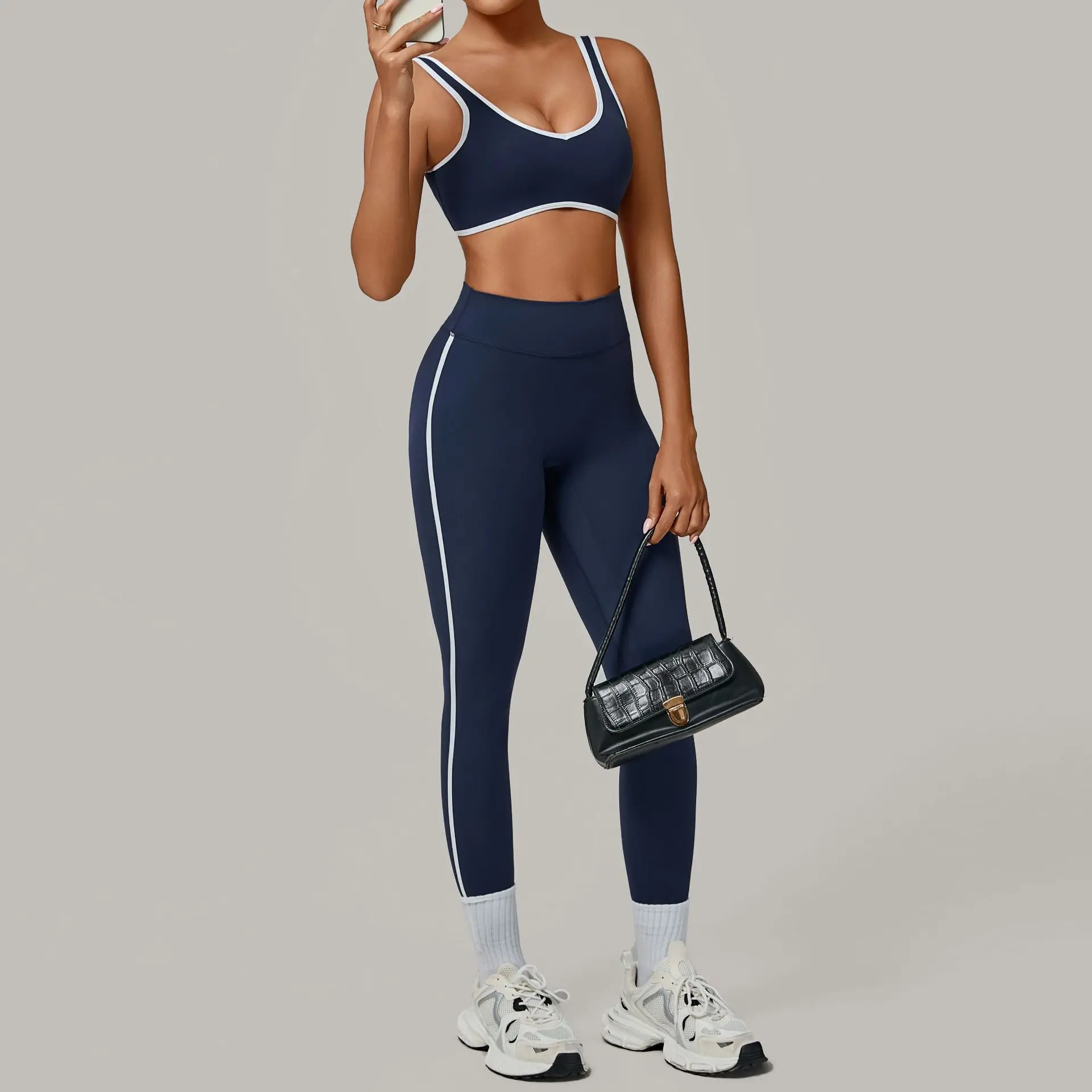 2PCS Yoga Set Women Tracksuit Nude Feeling Workout Sets Gym Clothes Push Up Fitness Running Sportwear Sport Bra Leggings Suit
2PCS Yoga Set Women Tracksuit Nude Feeling Workout Sets Gym Clothes Push Up Fitness Running Sportwear Sport Bra Leggings Suit