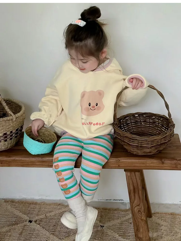 South Korea Children's Clothing Girls' Casual Hooded Sweater2024Autumn New Little Children's Long Sleeve Cartoon Bear Baby's Top
South Korea Children's Clothing Girls' Casual Hooded Sweater2024Autumn New Little Children's Long Sleeve Cartoon Bear Baby's Top