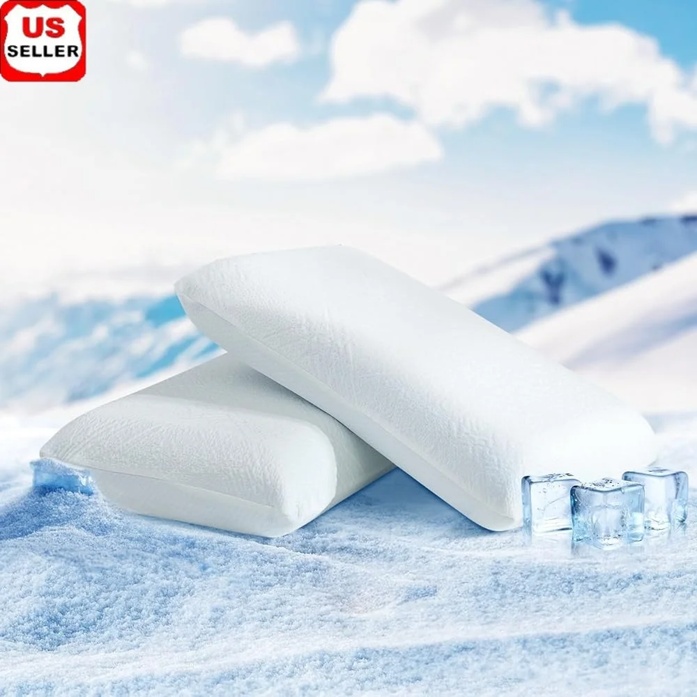 Охлаждающий гель Подушка из пены с эффектом памяти Двусторонний дизайн Поддержка шеи Дышащие охлаждающие чехлы Сброс давления Влагоотводящий сон
Охлаждающий гель Подушка из пены с эффектом памяти Двусторонний дизайн Поддержка шеи Дышащие охлаждающие чехлы Сброс давления Влагоотводящий сон