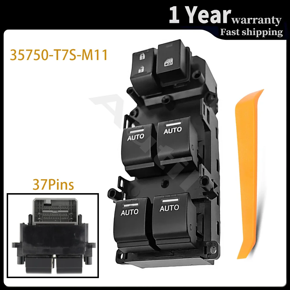 35750-T7S-M11 Car Electric Power Window Master Switch Lifter Control Button for Honda Civic 2011 2012 2013 2014 2015 2016 2017
35750-T7S-M11 Car Electric Power Window Master Switch Lifter Control Button for Honda Civic 2011 2012 2013 2014 2015 2016 2017