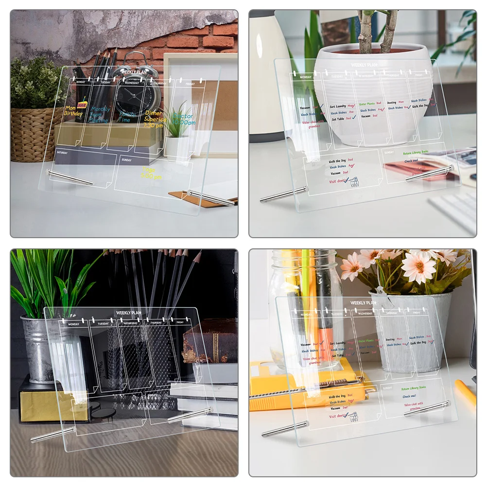 1 Set Acrylic Memo Transparent Message Note Board For Home School Office Tabletop Writing Decoration Multi-Function Erasable
1 Set Acrylic Memo Transparent Message Note Board For Home School Office Tabletop Writing Decoration Multi-Function Erasable