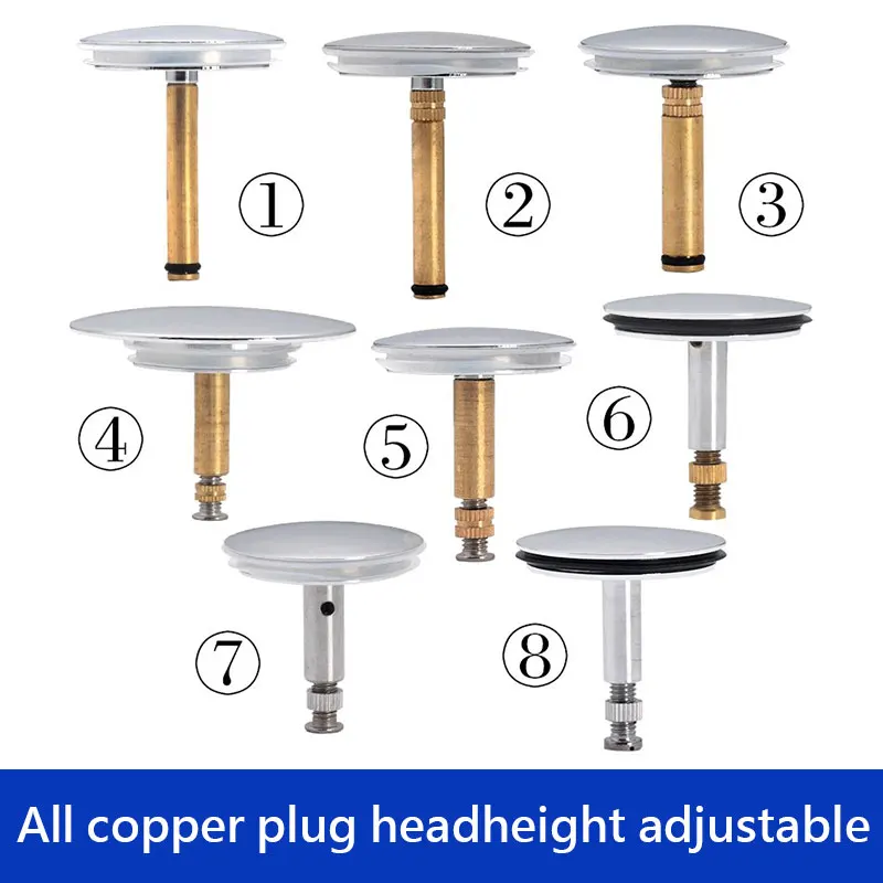 Adjustable Brass Pop-Up Bathtub Plug with Flat Seal, Perfect for Sealing, Draining, and Straining Water in Modern Bathrooms
Adjustable Brass Pop-Up Bathtub Plug with Flat Seal, Perfect for Sealing, Draining, and Straining Water in Modern Bathrooms