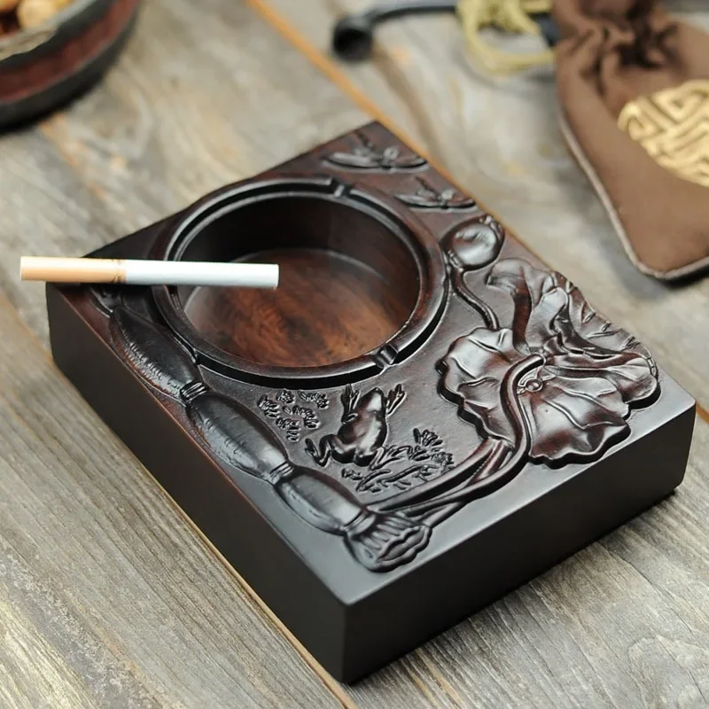 Ashtray Ebony Solid Wood High-end Creative Atmosphere Soot Tea Ceremony Ornament Gift Boutique
Ashtray Ebony Solid Wood High-end Creative Atmosphere Soot Tea Ceremony Ornament Gift Boutique