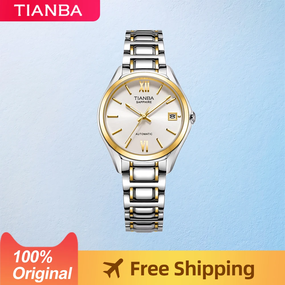 TIANBA Original quartz movement Watch Waterproof Men's Watch Calendar Display Stainless Steel with Men's Watch 6040
TIANBA Original quartz movement Watch Waterproof Men's Watch Calendar Display Stainless Steel with Men's Watch 6040