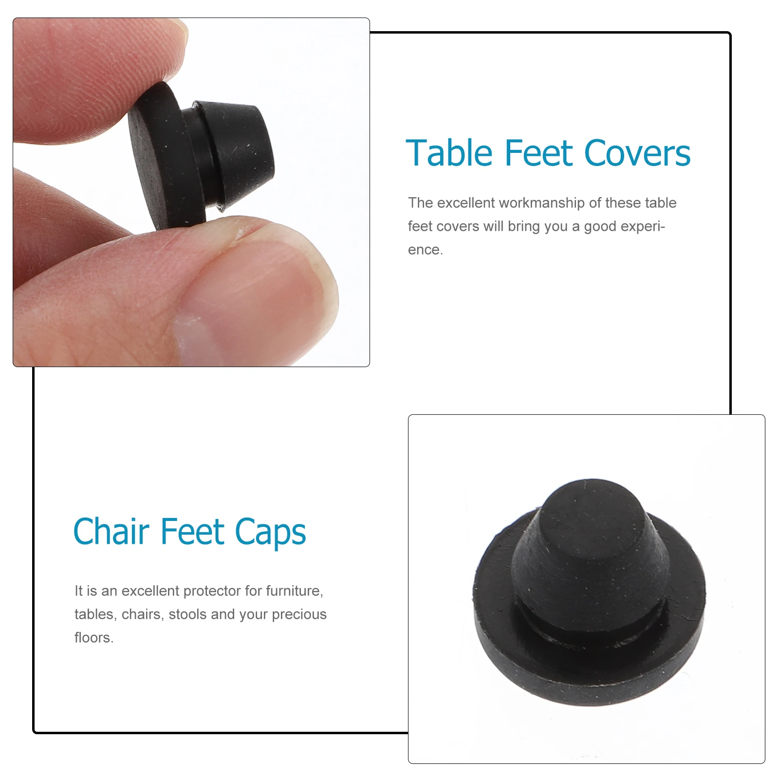 50pcs Silicone Table Legs Covers Anti Slip Furniture Pads Chair Floor Protector Desk Protective Cover Premium Material Home Use
50pcs Silicone Table Legs Covers Anti Slip Furniture Pads Chair Floor Protector Desk Protective Cover Premium Material Home Use