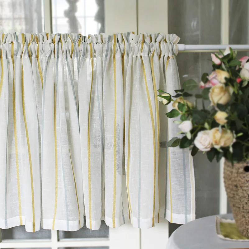 Curtains for Living room Nordic Half Short Coffee Fabric Cabinet Toilet PartitionNon Perforated Pole Door Window Curtain
Curtains for Living room Nordic Half Short Coffee Fabric Cabinet Toilet PartitionNon Perforated Pole Door Window Curtain