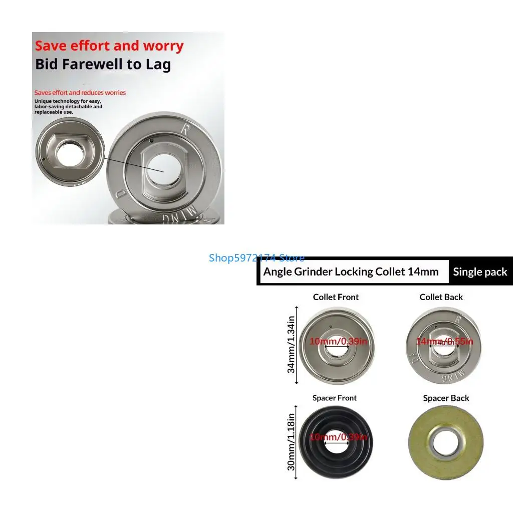 Y3NB Quick Install Flange Nut for Angled Grinder Cutting Tool Secure Locking Feature
Y3NB Quick Install Flange Nut for Angled Grinder Cutting Tool Secure Locking Feature
