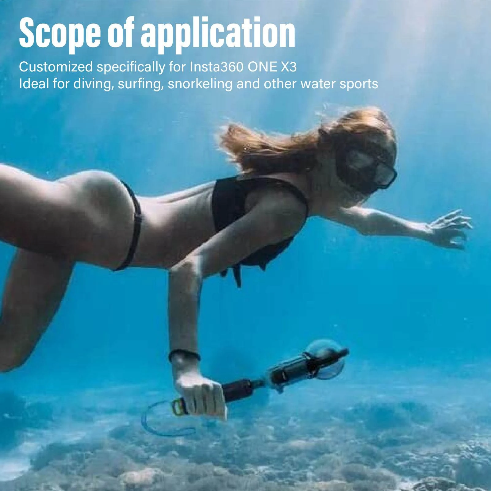 Защитный чехол для подводной съемки с камерой, высокая светопропускная способность, водонепроницаемость IPX8 до 164 футов, утолщенный, для камеры ONE X3
Защитный чехол для подводной съемки с камерой, высокая светопропускная способность, водонепроницаемость IPX8 до 164 футов, утолщенный, для камеры ONE X3