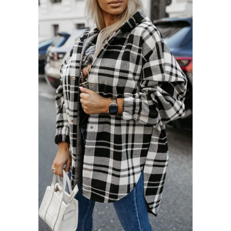 Hooded Hem Irregular Cardigan Jacket Women's Plush Outerwear Cozy Casual Style for Spring/Autumn Season
Hooded Hem Irregular Cardigan Jacket Women's Plush Outerwear Cozy Casual Style for Spring/Autumn Season