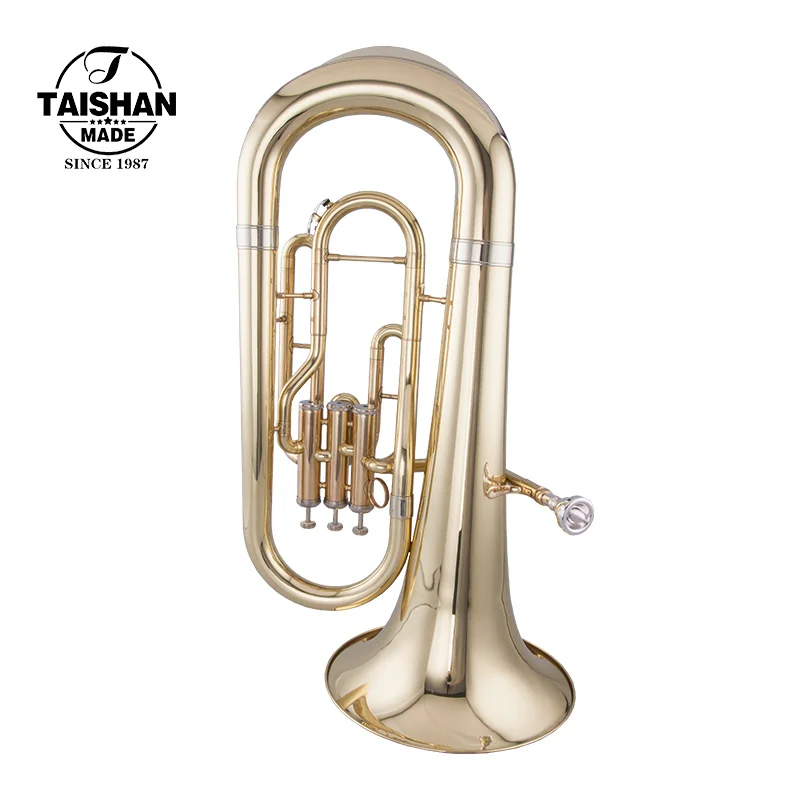 Chinese Brand Taishan Made Copper Zinc Alloy Piston Euphonium 3 Vertical Piston Baritone
Chinese Brand Taishan Made Copper Zinc Alloy Piston Euphonium 3 Vertical Piston Baritone
