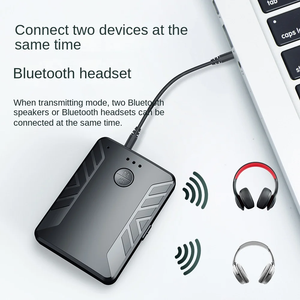 New Bluetooth 5.0 Audio Transmitting and Receiving Call Three-in-One TV Computer Dual Transmitting One to Two Adapter
New Bluetooth 5.0 Audio Transmitting and Receiving Call Three-in-One TV Computer Dual Transmitting One to Two Adapter