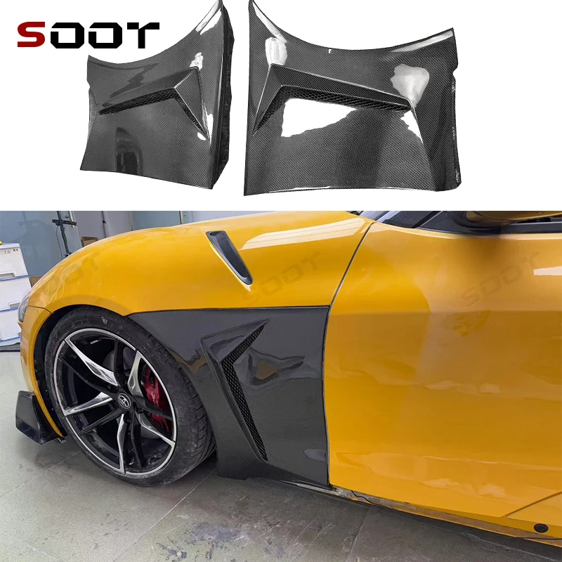 For Toyota GR SUPRA A90 A91 MK5 Coupe Car Carbon Fiber Car Front Bumper Side Fender Air Vent Covers Trims Parts Upgrade Auto Par
For Toyota GR SUPRA A90 A91 MK5 Coupe Car Carbon Fiber Car Front Bumper Side Fender Air Vent Covers Trims Parts Upgrade Auto Par
