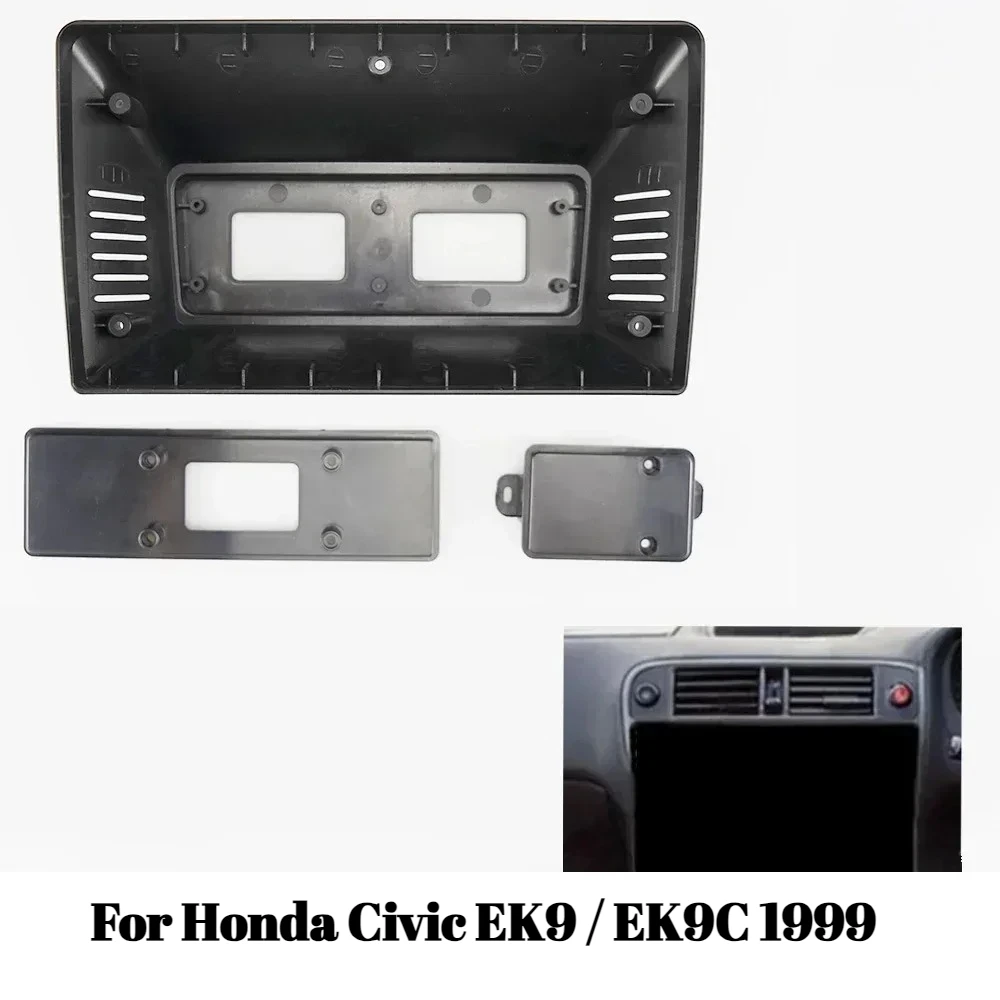 9-дюймовая рамка для автомобильного радиоприемника для Honda Civic EK9 / EK9C 1999 Android 2DIN, комплект адаптеров для панели приборной панели (только рамка)
9-дюймовая рамка для автомобильного радиоприемника для Honda Civic EK9 / EK9C 1999 Android 2DIN, комплект адаптеров для панели приборной панели (только рамка)